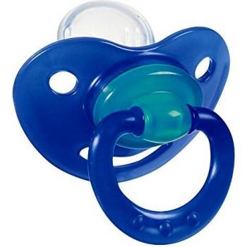 Tigex 80600452 - Pack de 2 chupetes de silicona fisiológicos, para la noche