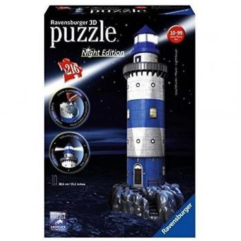Ravensburger Lighthouse Night Edition 3D Puzzle, 216 Pieces