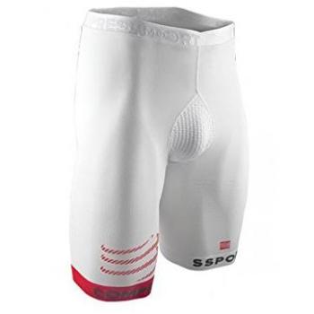 Compressport Multisport V2-Mallas térmicas para hombre, color blanco, talla XL