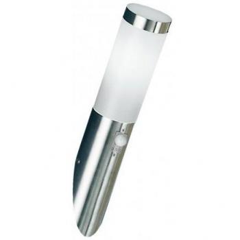 Aplique de Pared Exterior Eglo Helsinki con Sensor de Movimiento, Acero Inoxidable, IP44, 1 Bombilla E27