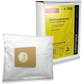 PATONA 10x Bolsas de Aspiradora Compatible con Bosch Org. Typ D E F G H BBS BBZ BSA BSG