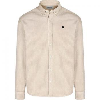 Camisa Carhartt WIP Madison Cord marrón de pana de manga larga