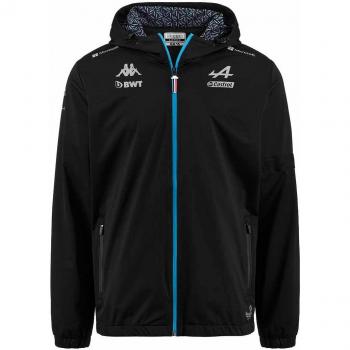 BWT Alpine F1 Team 2023 Rain Jacket - Kappa 2023 Alpine Mens Team Rain Jacket (Black) - Black - male - Size: XXL Adults