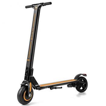 Roller Pro RP-URBAN4NJ Patinete Eléctrico, Motor Brushless 250W, MAX. Velocidad de 24 Km/h, Plegable, Incluye App, Bateria de Litio, Naranja, 4.0A