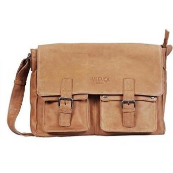 vilenca Holland 40712 Tan Grande Ledertasche Messenger Bag/Laptop Bolsa/Bolso/Bolsa De Hombro/Crossover de funda/Office funda de piel auténtica - Unisex Vintage - Tamaño: 38 x 27 X9 