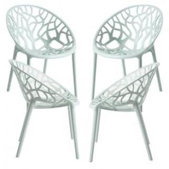 Pack 4 Sillas Nido Celadón para Jardín