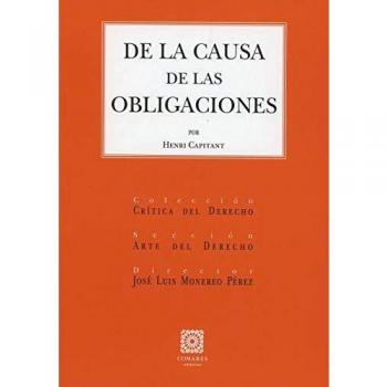 De La Causa De Las Obligaciones