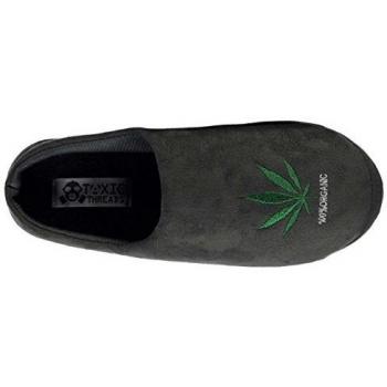 Toxic Threads Hombre Pantuflas Textil Acolchado Sensacion Suave Relax Zapatos 100% organico 41