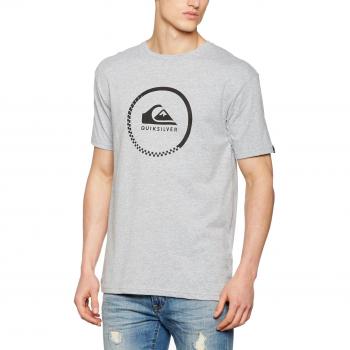 Quiksilver ClassicSS Active Logo - Camiseta para hombre, color gris, talla XXL