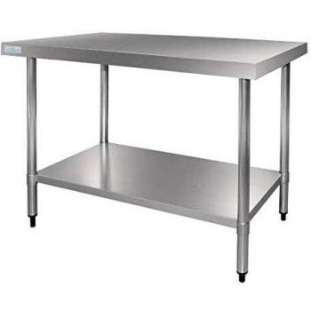 Mesa de Acero Inoxidable Vogue 1500mm x 700mm - Sin Dosseret - GJ503