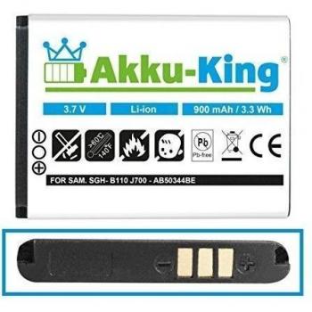Akku-King Li-Polymer batería para Samsung SGH-Z150 - como AB503443BE - 900mAh