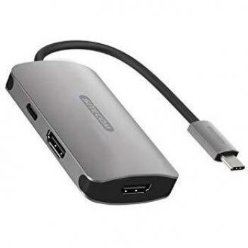 Sitecom CN-398 - Hub Adaptador USB-C a 2X HMDI con USB-C Power Delivery para MacBook Pro/Air, Chromebook y Otros Dispositivos USB Tipo C