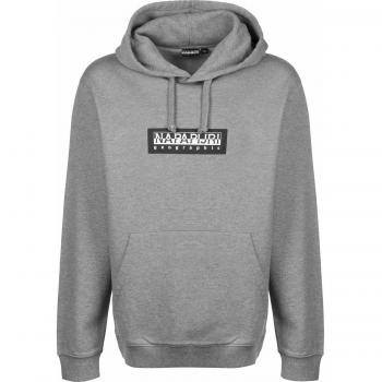 Napapijri Men's Gray Hoodie Size L Black Box H Unisex