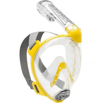 Máscara Snorkel Cressi Sub Duke Transparente-Amarillo S/M