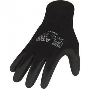 feins Trick de guante con revestimiento de poliuretano, Negro, 1 par