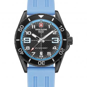 Reloj Suizo Militar Alpine Raptor 42mm 10ATM Azul SAM7029.1871