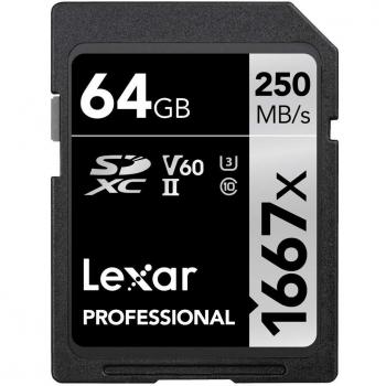 Lexar Professional 1667x 64GB UHS-II SDXC Memory Card