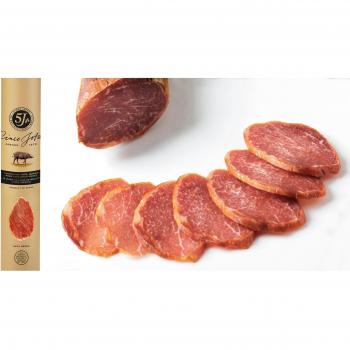 CINCOJOTAS Jotas - Lomo Bellota 100% Ibérico 5J, media cañas de lomo receta tradicional, 500 g