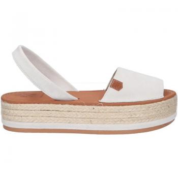 Sandalias de Mujer Popa 031 Rosario Serraje Blanco PS26707 001