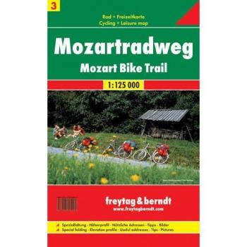 Mozart. Piste ciclabili 1:125.000: Fietskaart 1:125 000 - Aa.vv