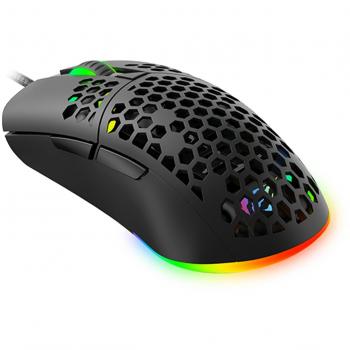Ratón Havit MS1036 RGB 7200 DPI Negro con 7 Botones Programables