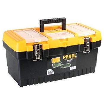 Velleman OM19M Caja de Herramientas con Cerraduras Metálicas, 19