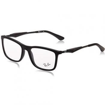 Ray-Ban 0rx 7029 2077 55 Monturas de Gafas, Matte Black, Hombre