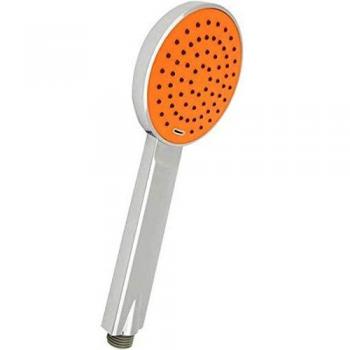 Cabezal de ducha ahorrador de agua naranja cromo - monogetto