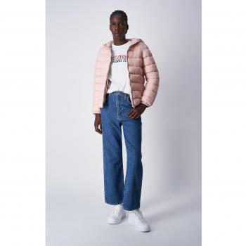 Chaqueta Champion Hooded Polyfilled Legacy Rosa Mujer (modelo 116867-PS124)