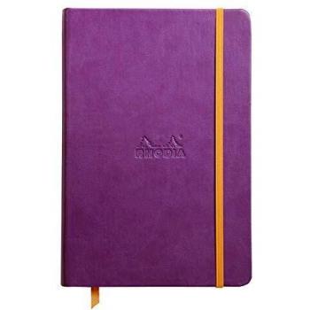 Cuaderno Rhodiarama A5 - Violeta con tapa dura y hojas rayadas