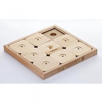 My Intelligent Dogs Juguete Interactivo de Madera para Perros Sudoku Profi, L