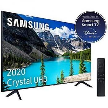 Samsung Crystal UHD 2020 65TU8005 - Smart TV de 65 4K, HDR 10+, Crystal Display, Procesador 4K, PurColor, Sonido Inteligente, One Remote Control y Asistentes de Voz Integrados, con Alexa integrada
