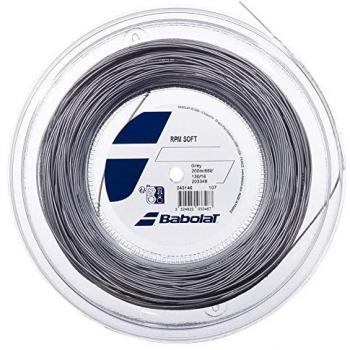 Babolat Cordaje Bobina Tenis RPM Soft 200 M - Gris, 16 g