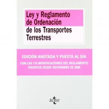Ley y Reglamento de Ordenación de los Transportes Terrestres