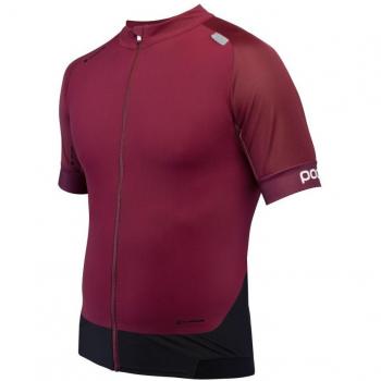 POC Resistance Pro XC Zip Camiseta de Ciclismo, Hombre, Rojo