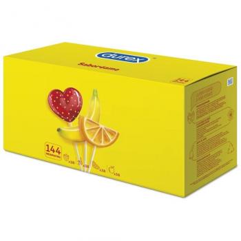 Durex Pleasure Fruits Preservativos Saborizados 144 Unidades