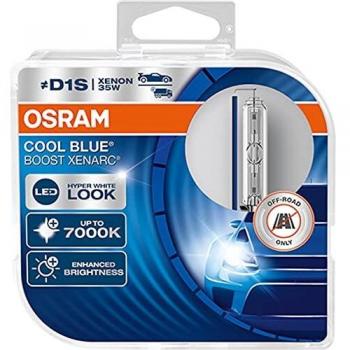 Bombillas de Xenón OSRAM Xenarc D1S Cool Blue Boost 7000K (Caja Dúo)