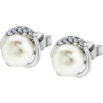 Pendientes de Plata Time Road WS01447 con Detalles Brillantes