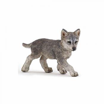 Papo Wild Life Wolf Cub Figurine - Gray, Ages 3+