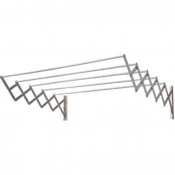 ORYX 5160325 Tendedero Extensible Pared Aluminio 1,20 Metros