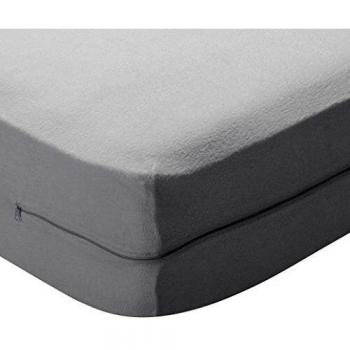 Pikolin Home - Funda de colchón de algodón de rizo elástica transpirable que cubre los 6 lados de colchones de hasta 28 cm de altura