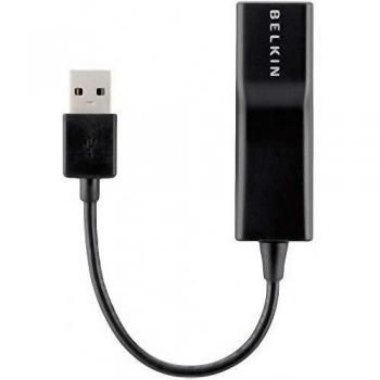 Belkin Adaptador USB 2.0 Fast Ethernet 10/100Mbps para Macbook/Ultrabooks