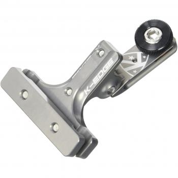 K-Edge Go Big Pro 1/4-20 - Riel para sillín con Adaptador Gris Gris