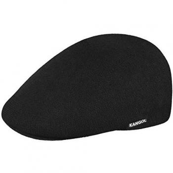 Kangol Bamboo 507 Black Flat Cap Unisex Size XL