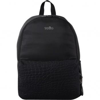 Mochila Totto Palencia juvenil color negro