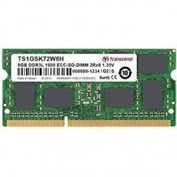 Transcend 8GB DDR3L-1600 SO-DIMM ECC RAM Module with 3-Year Warranty