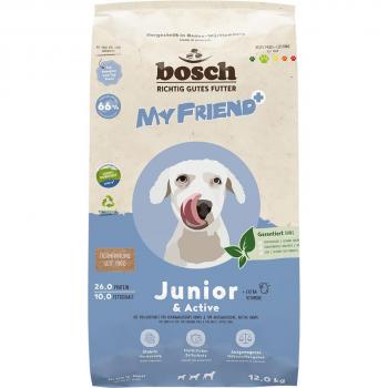 My Friend+ Dog Junior & Active 12 kg + Fruitees