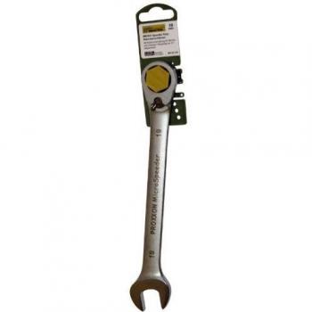 Proxxon 23 141 2223141-Llave combinada carraca conmutable 19 mm, Rojo