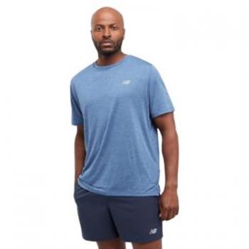 Camiseta New Balance Athletics manga corta azul L
