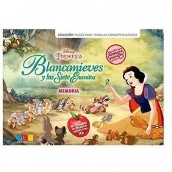 Blancanieves y los siete enanitos - LIbro-juego para trabajar la memoria / Editorial GEU/ A partir de 6 años / Trabaja la memoria/ A través de la ruta visual - Disney